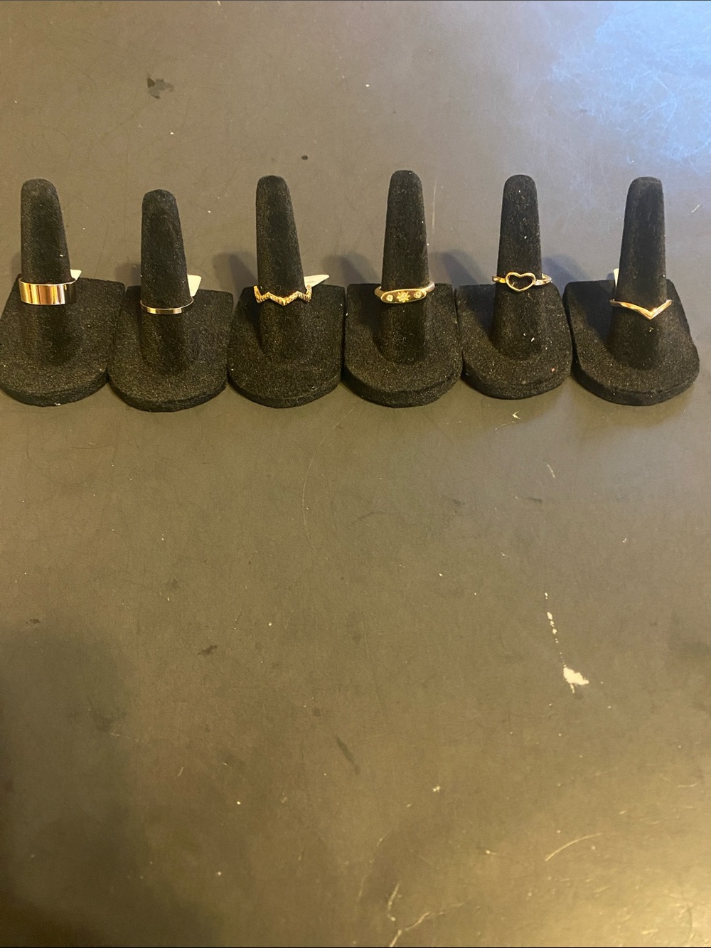 Gold Tone Ring Set — Slim Stacking Bands